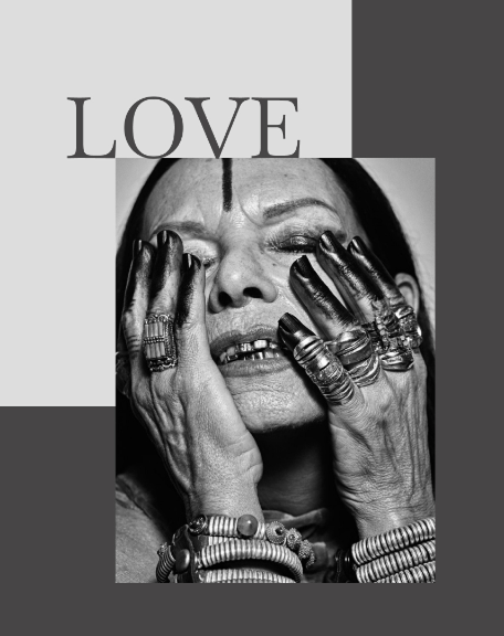 Rick Owens — фан-страница, типографика